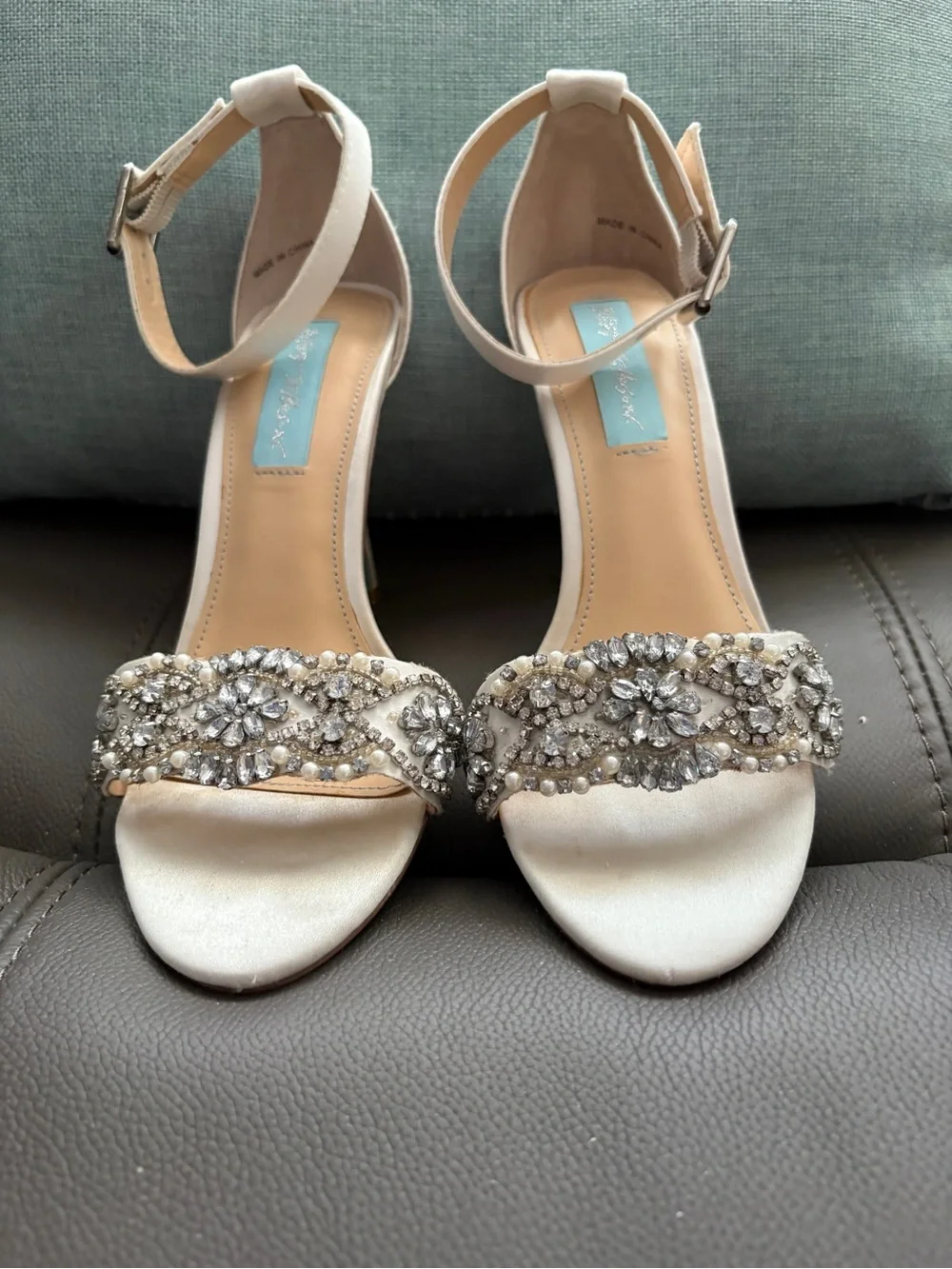 Betsey Johnson satin ivory
